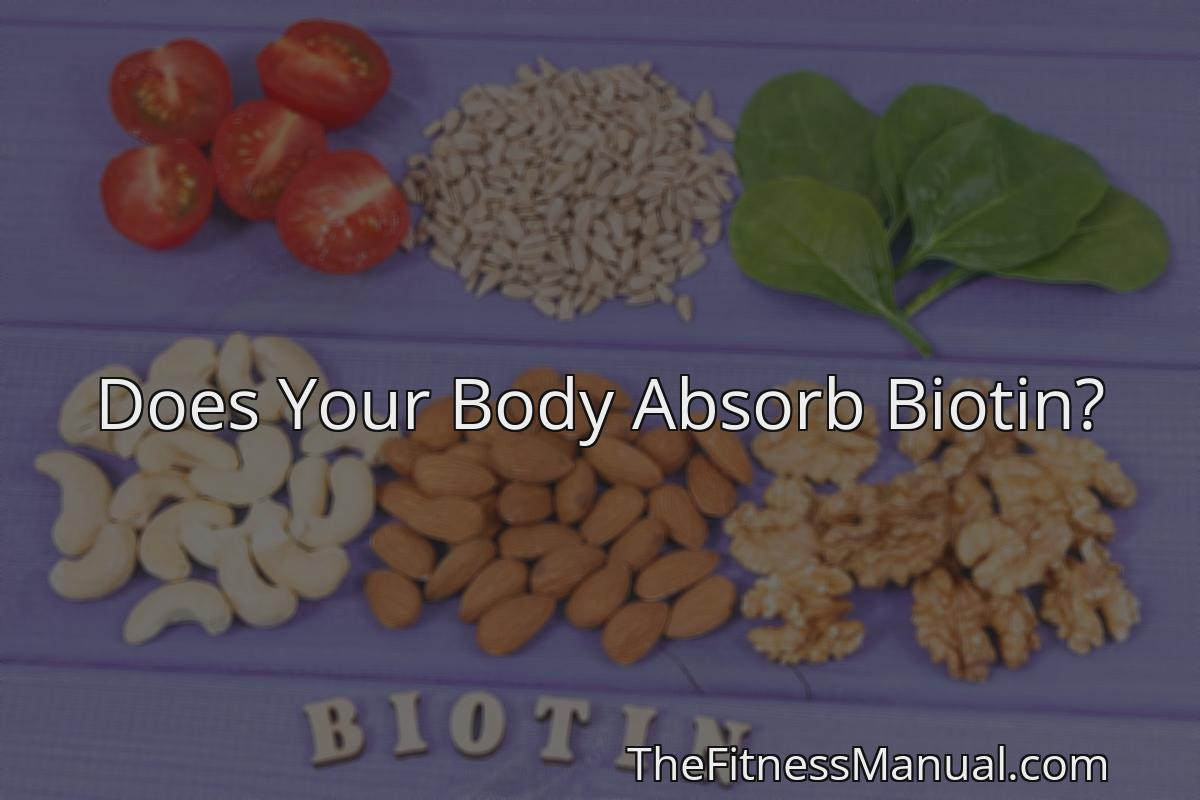 does your body absorb water